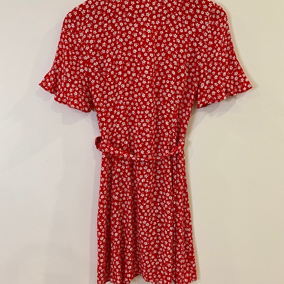 Sportsgirl Cherry Red Mini Dress size 6 - Picture 4 of 5